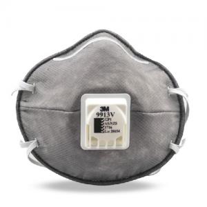 3M 9913V防护口罩 带呼吸阀口罩 活性碳防毒口罩 防装修甲醛